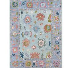 Blythe Turkish Handmade Knotted Wool Rug